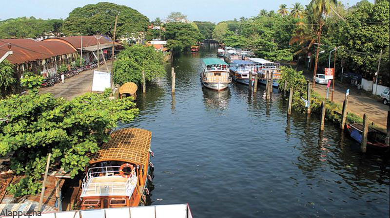 Alappuzha in South India