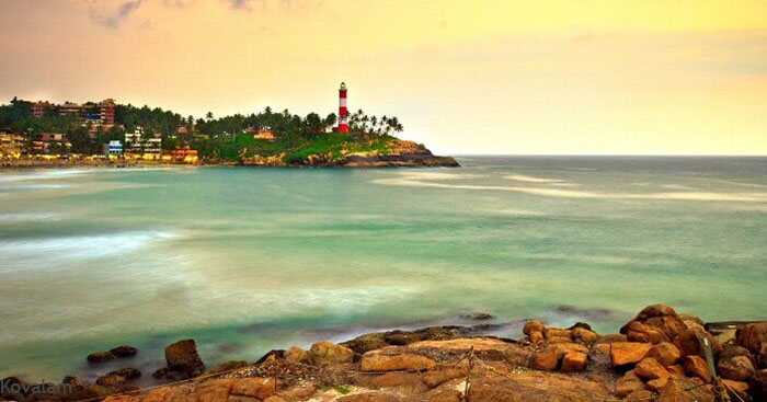 Kovalam in South India 