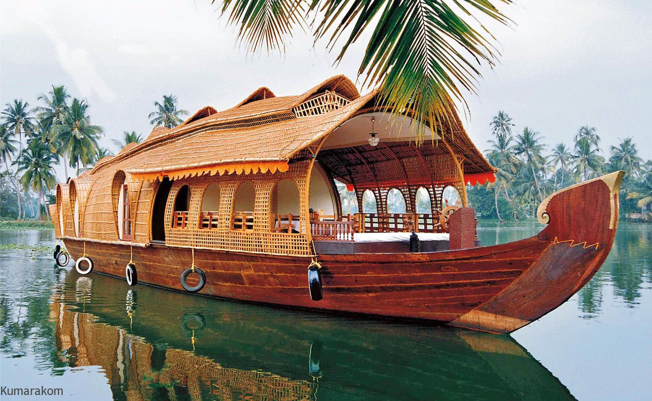 Kumarakom in South India